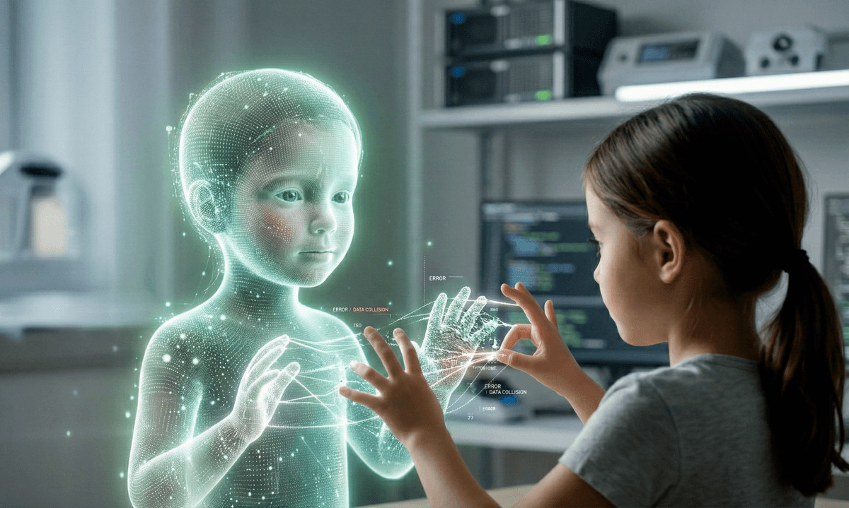 VIRTU: The First AI Child